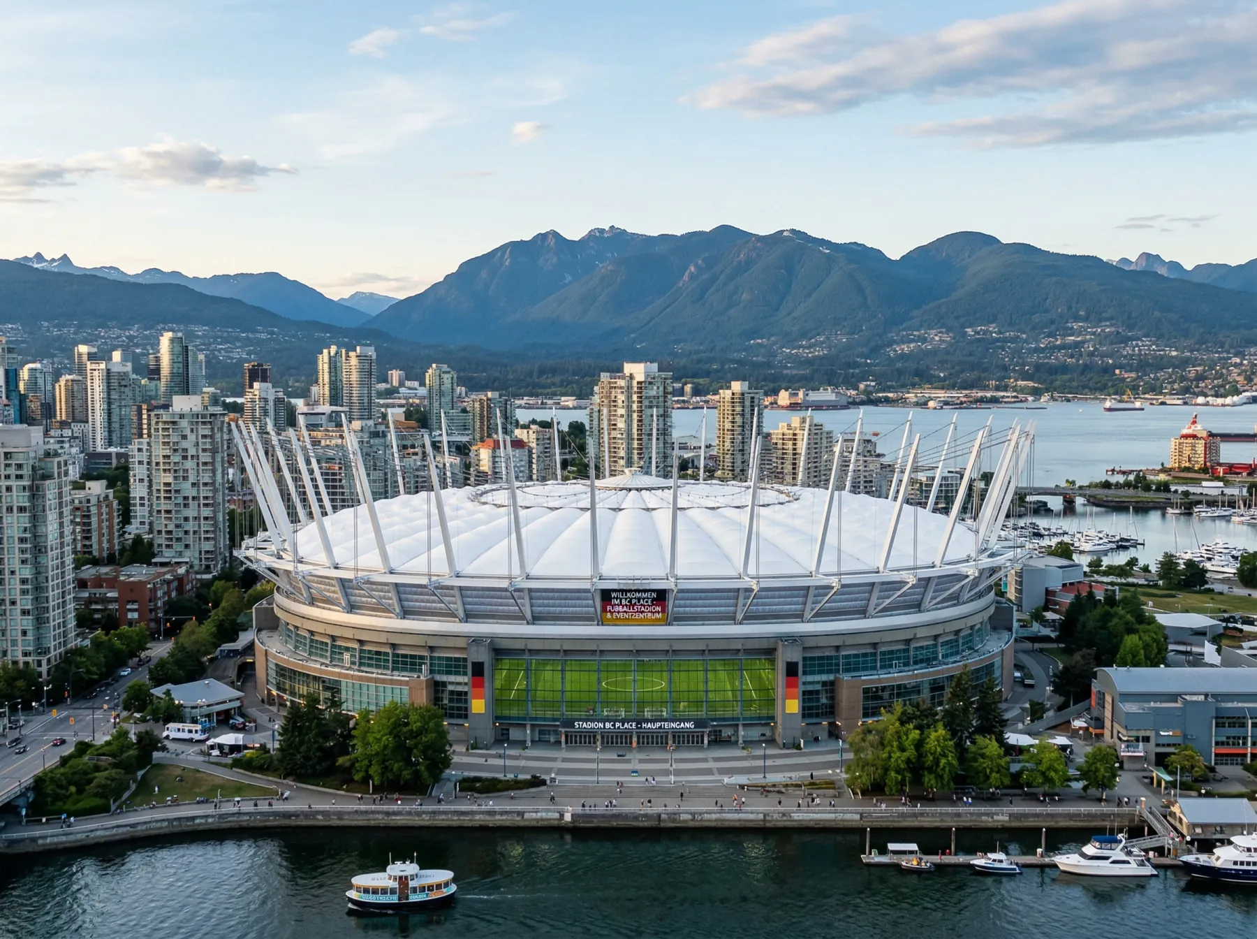 BC Place in Vancouver, Kanada, WM-2026-Stadion mit Schweiz-Kanada-Gruppenfinale