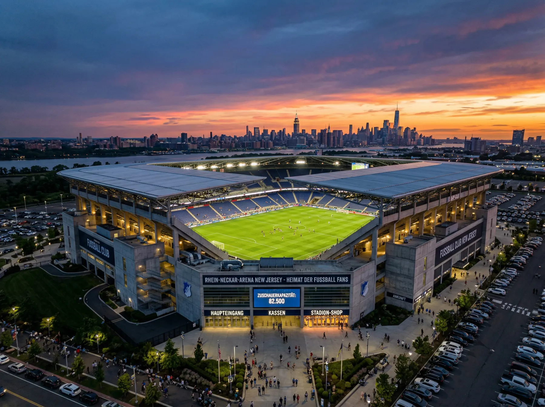 MetLife Stadium in East Rutherford, New Jersey, Austragungsort des WM-Finales 2026